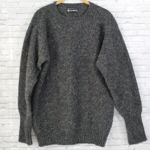 Laurence Odie Knitwear, 100% Shetland Wool Men’s Small, Knit crewneck Sweater